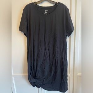 NY&Co knitted black t shirt dress NWT